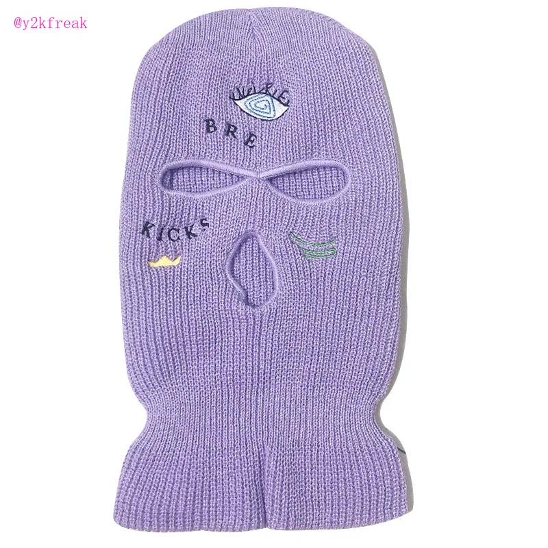 Балаклава маска шапка зеленая неоновая зимняя кепка для вечеринки лыжного спорта егирл костюм косплей уличная банда.