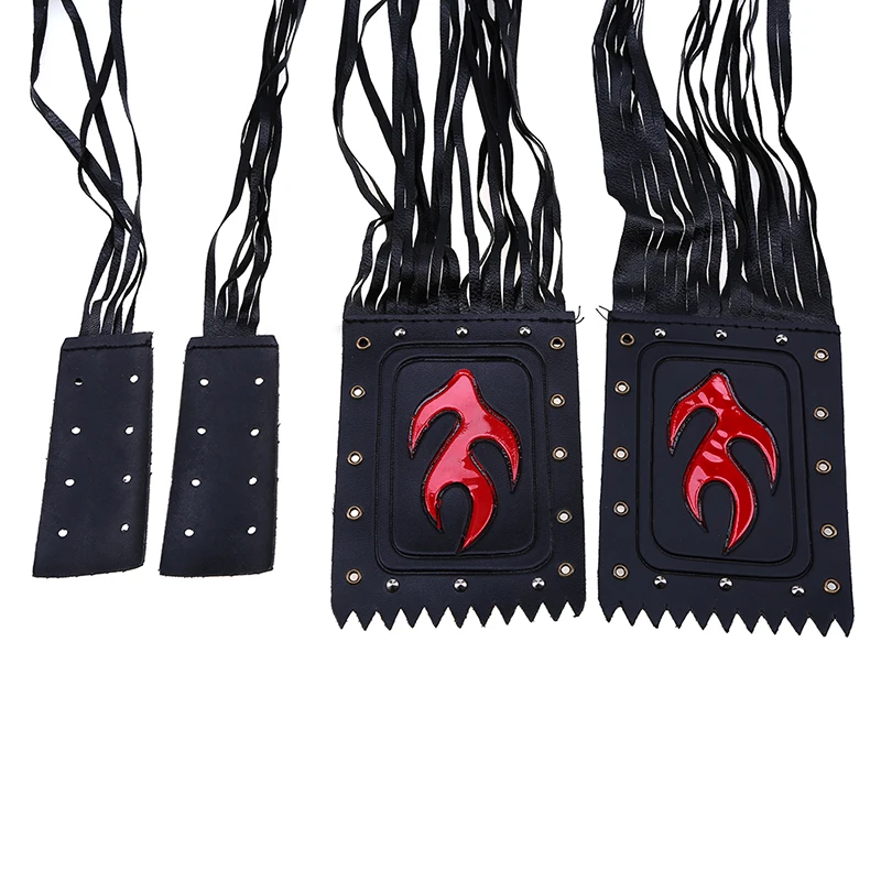 Бахрома для рычага тормоза POSSBAY Кожаная мотоцикла Harley Touring Dyna|Накладки и