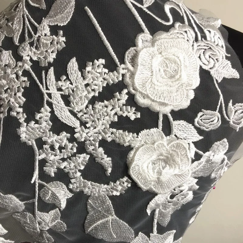 Высококачественная 3D аппликация цветочных лепестков искусственная вышивка