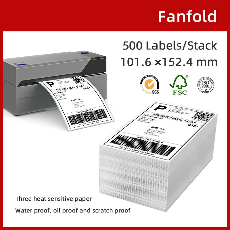 

Новинка 2021, термобумага с тройной защитой, экспресс электронная лицевая бумага, 4 дюйма * 6 дюймов, фотобумага, 102x15, 2 мм/100x150 мм