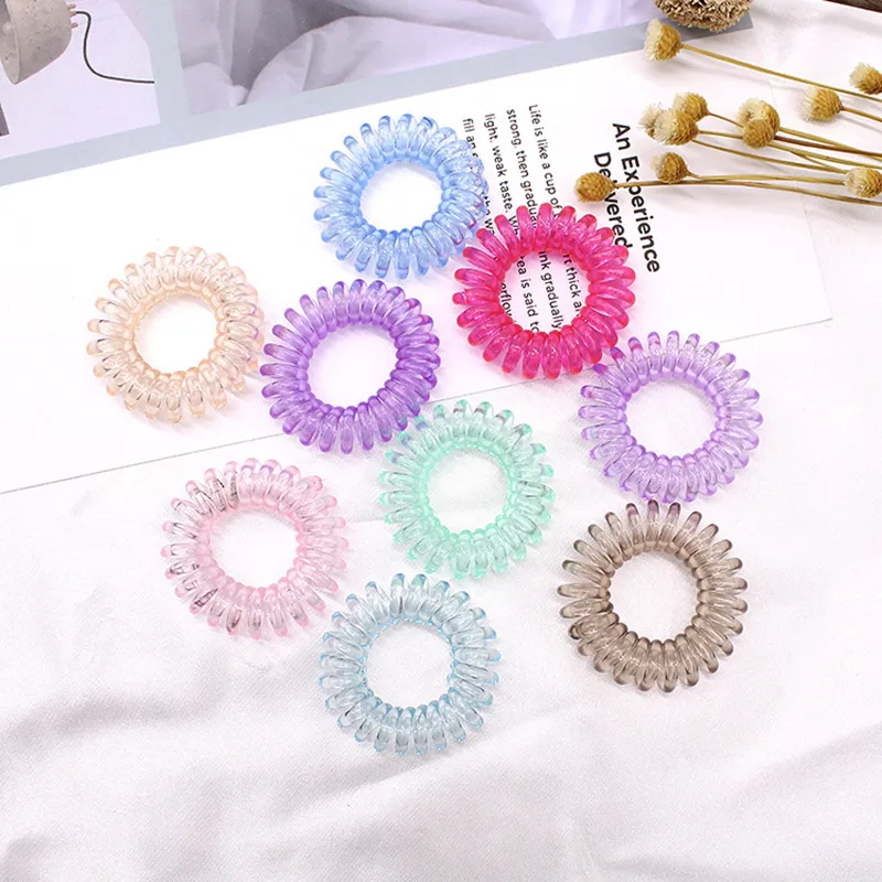 5 шт./лот цветные эластичные резинки для волос девочек вечерние подарки резиновые
