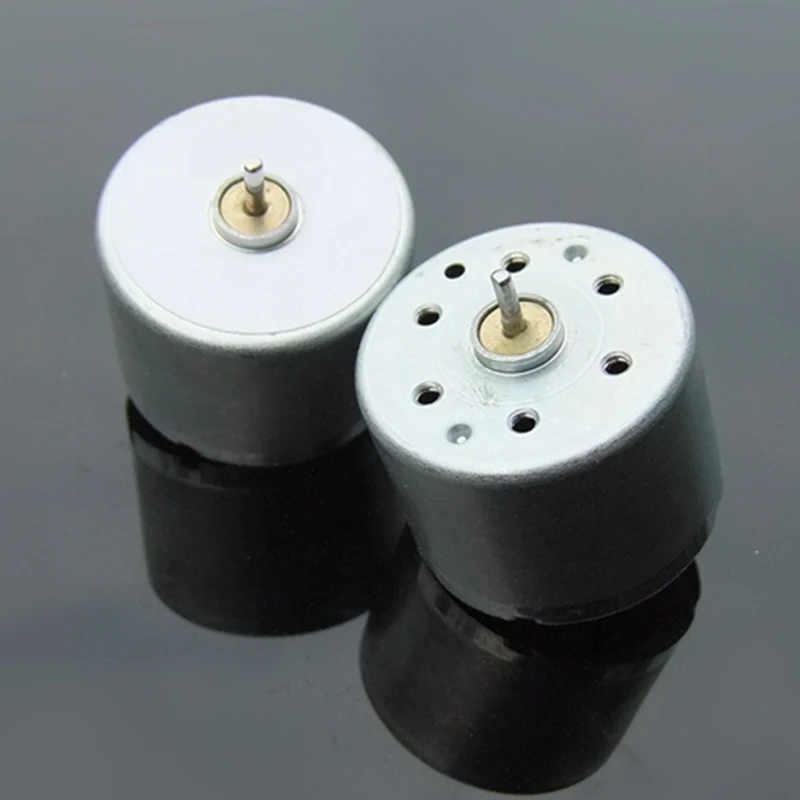Микро мини электрический двигатель 310 DC 6V-12V 9V 3000 об/мин 24 мм круглый слайд вал