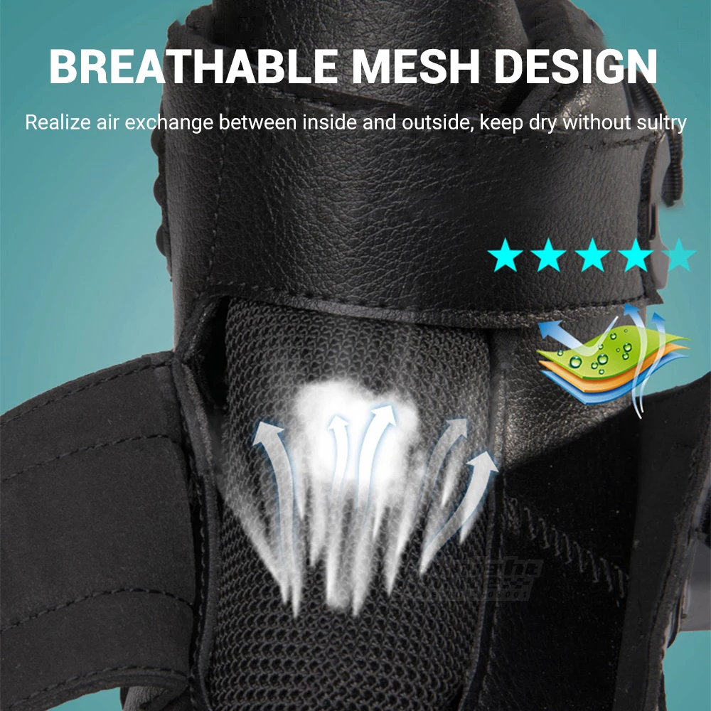 Мотоциклетные ботинки дышащие байкерские для езды на мотоцикле лодки мотокросса