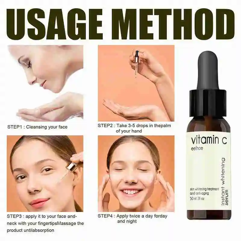 

50Ml Vitamin Vc Toner Hydrating Moisturizing Refreshing Vc Face Anti Pore Water Shrink Anti-Aging Care Skin Spray T7M1