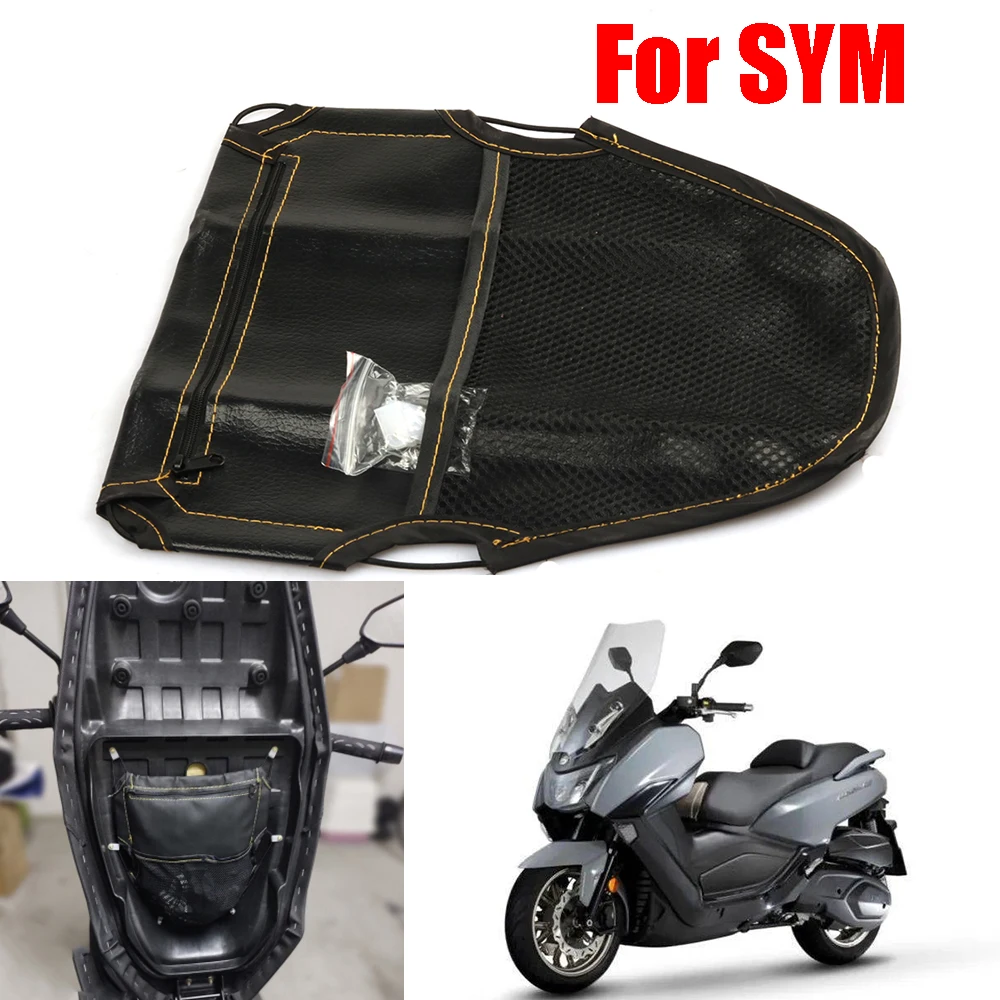 

For SYM MAXSYM 400i 500 600 600i GTS Joymax Z300 300i 125 Motorcycle Accessories Seat Bag Seat Under Storage Pouch Bag Tool Bag