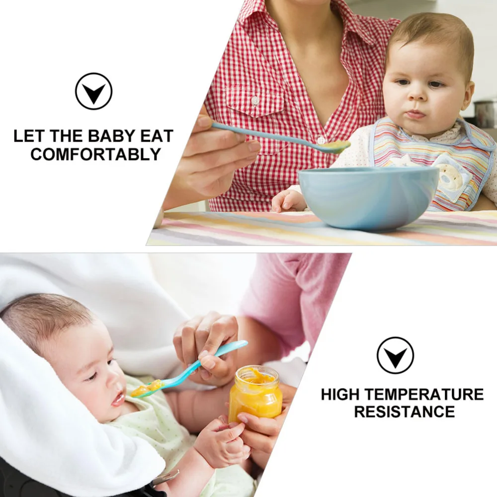

1 Set Kids Training Helper Baby Spoon Fork Feeding Tableware Assistant Tableware