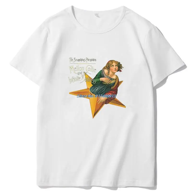 

The Smashing Pumpkins Mellon Collie and The Infinite Sadness Breathable printed graphic Oversized T Shirt Harajuku Men clothing