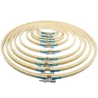 Деревянная мини-рамка для вышивки крестиком 10-40 см, 1 шт.