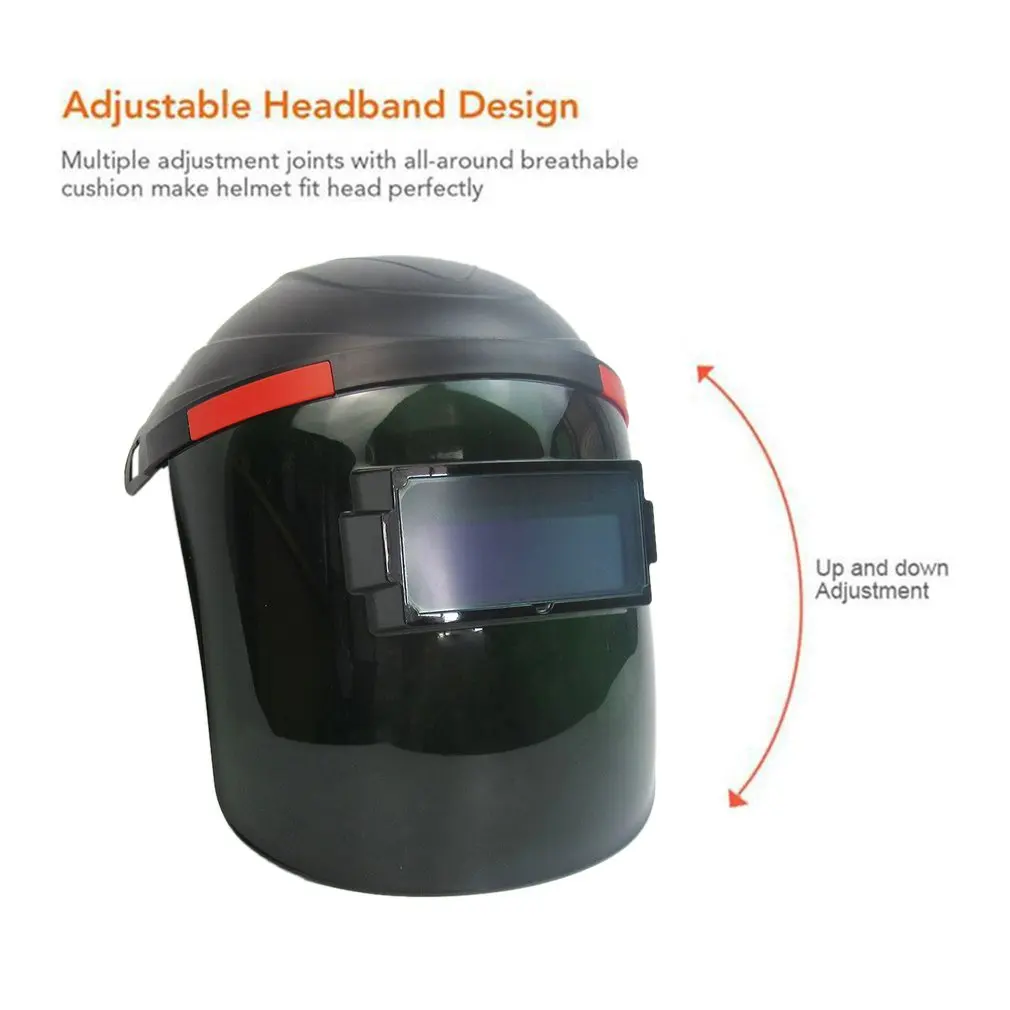 

NEW Solar Auto Darkening Adjustable Range 4/9-13 MIG MMA Electric Welding Mask Helmet Welding Lens for Welding Machine