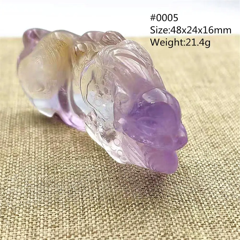 Природный Аметрин кварцевые фиолетовый желтый кристалл кулон для женщин мужчин