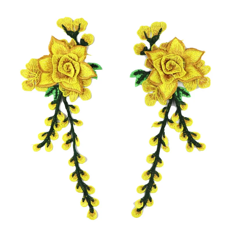 

Embroidered clothing accessories, embroidery cloth stickers, ethnic clothes cloth stickers, water-soluble three-dimensional flow