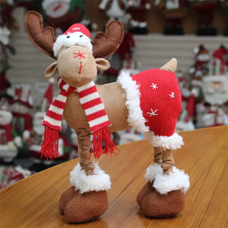 

Merry Christmas Elk Doll Toy Figurines Merry Christmas Decorations For Home Navidad Noel Christmas Ornaments Xmas New Year Gifts