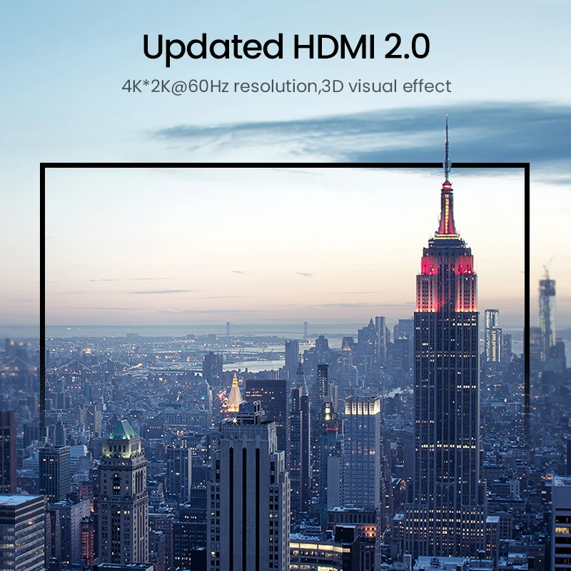 Коммутатор Ugreen HDMI 2 0 3 порта 4K 60 Гц 3X1 для Mi Box PS4 Nintendo Switch PC в 1 сплиттер HDMI| |
