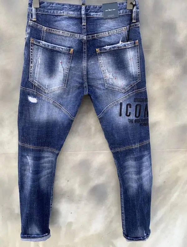 super stretchy jeans classic,Authentic,DSQUARED2,Retro,Italian brand ,Women/Men Jeans,locomotive,Jogging jeans,DSQT129