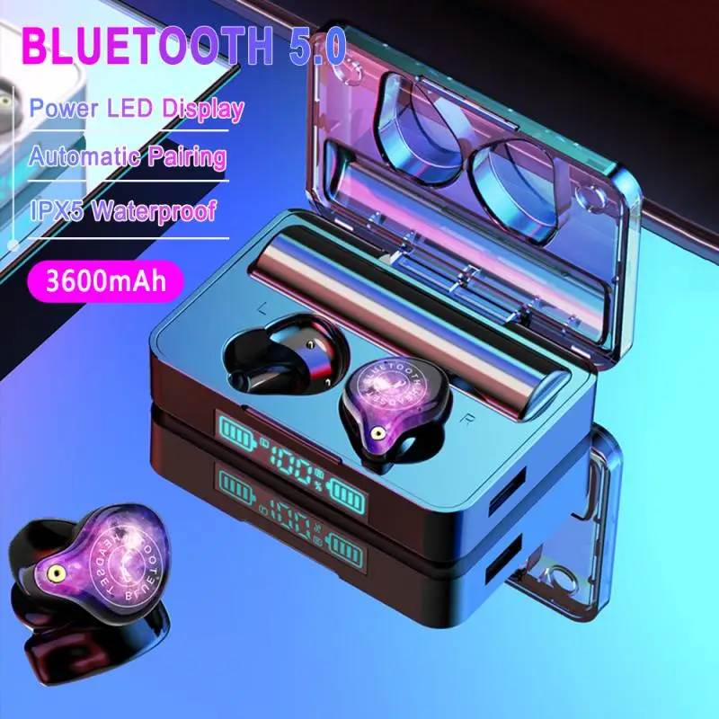 Новинка беспроводные наушники TWS xs Plus с Bluetooth 5 0 и зарядным футляром на 3600 мА · ч