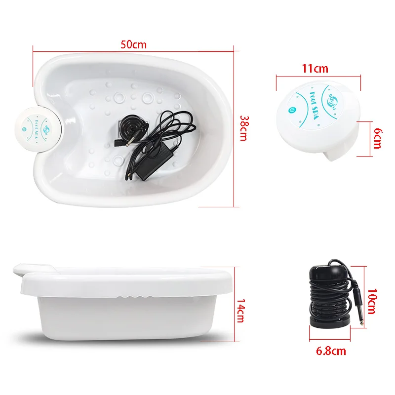 Гидромассажная Ванна для ног детоксикации машины ионной массажер массаж тела