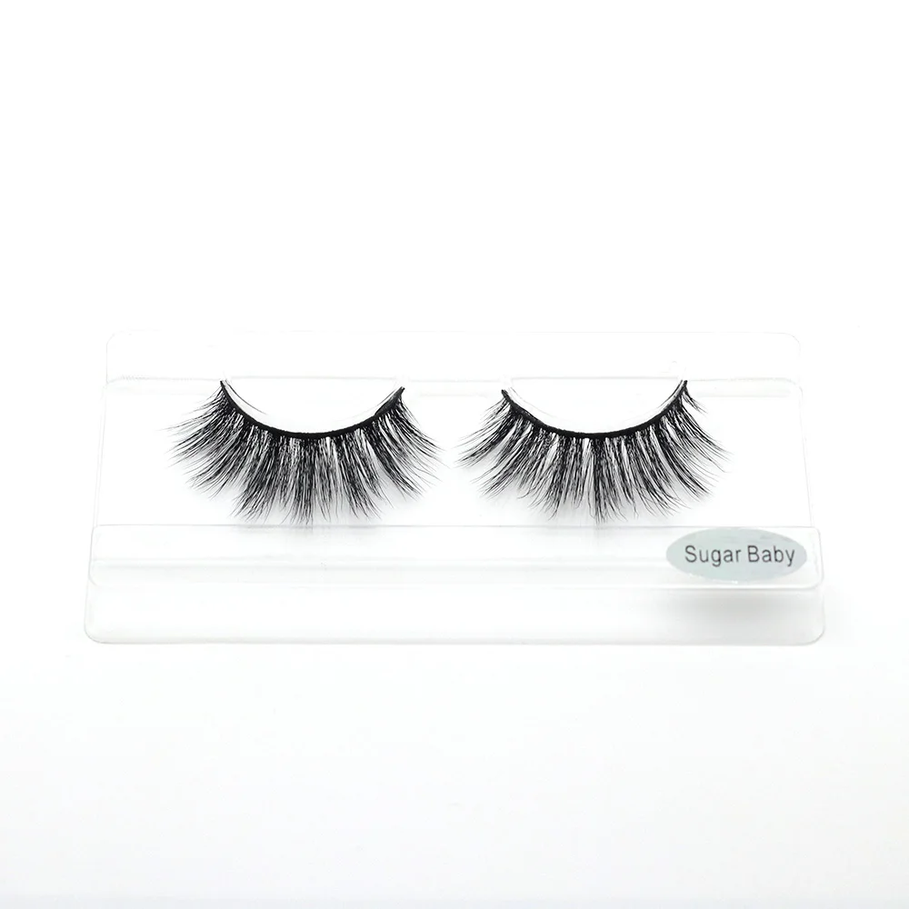 

Wholesale Clear Band Special Customize Logo 3D Transparent Stalk Eyelash