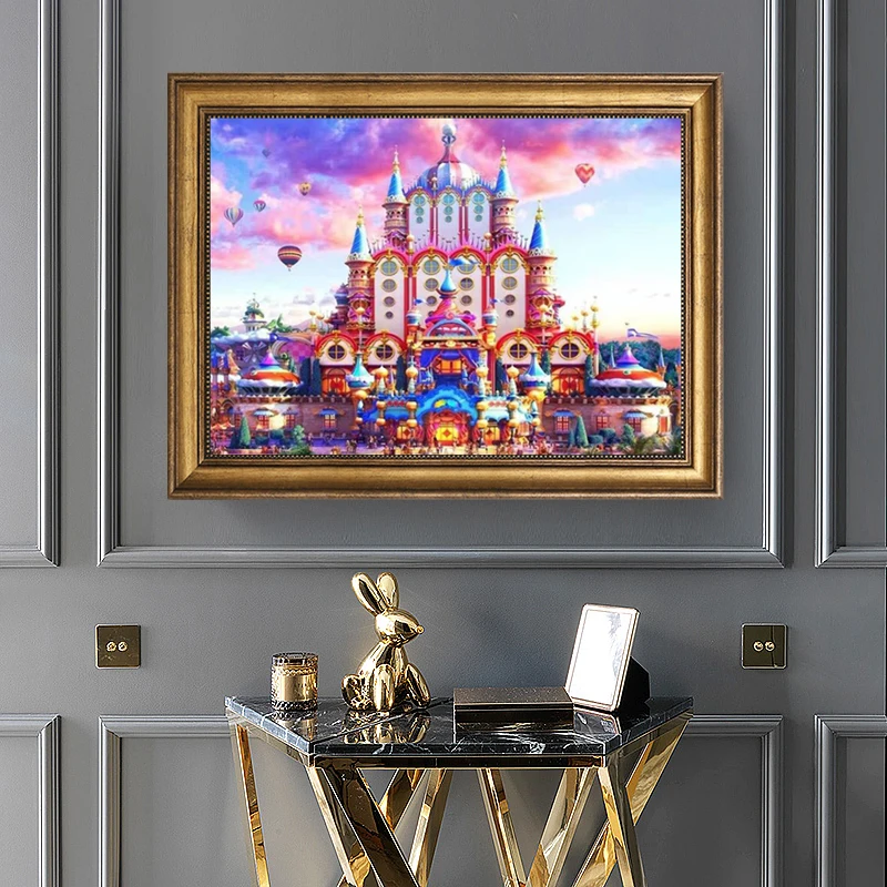 Набор для вышивки сделай сам мультяшный воздушный шар с изображением сказочного