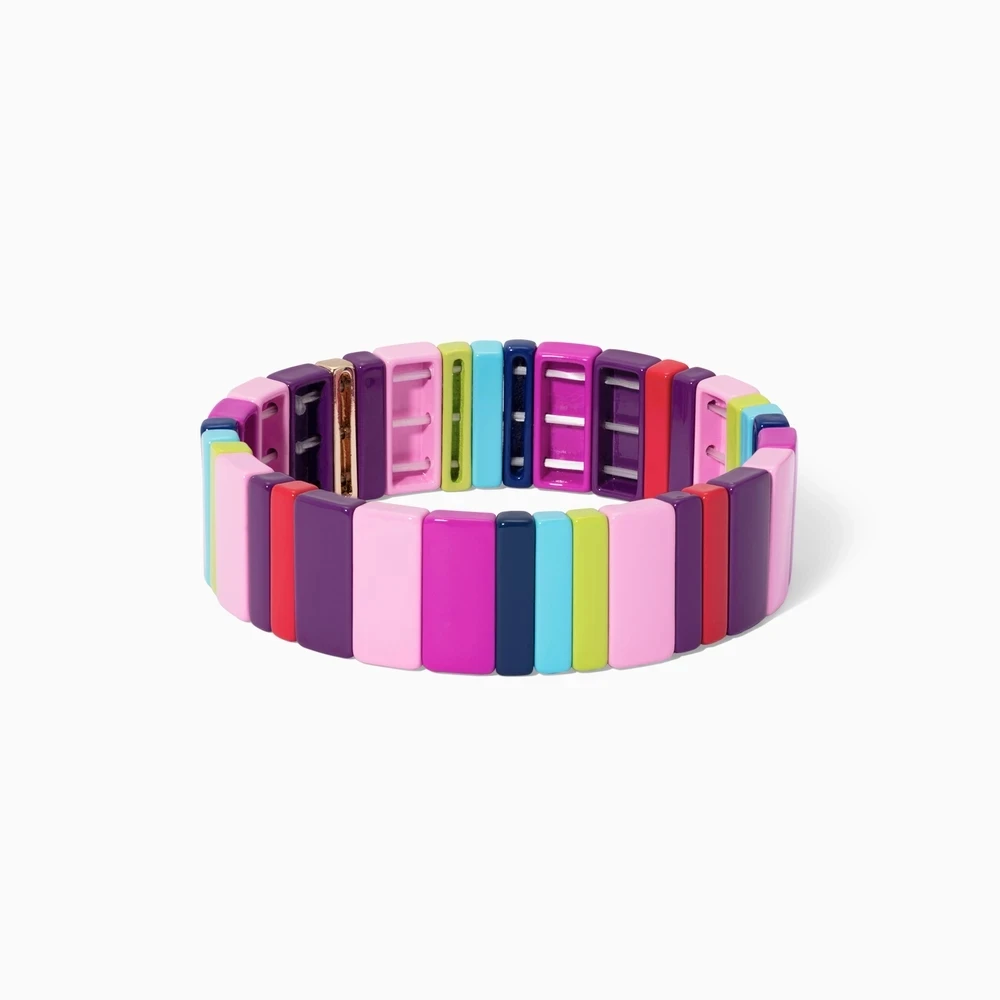 AliExpress женские роксанны Assoulin из бисера Эмаль стрейч браслет femme boho bileklik pulseira bransoletki damskie браслеты - Окраска металла: bracelet