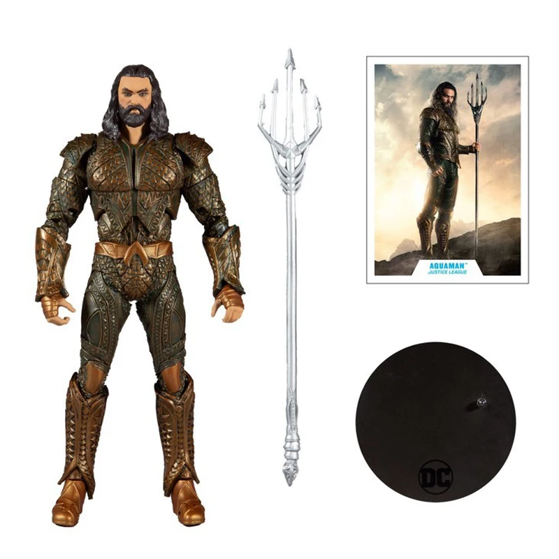 

Original 7-Inch Mcfarlane Toys Dc Multiverse Justice League Aquaman Action Figure Model Decoration Collection Toy Birthday Gift