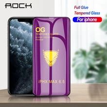 Rock Защита экрана для iphone 11 Pro X XS XR Max 11pro закаленное стекло полное