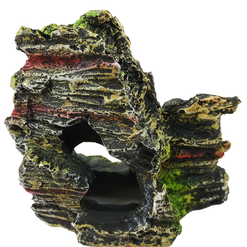 Декоративный камень имитация смолы пещера аквариум декоративное ландшафтное