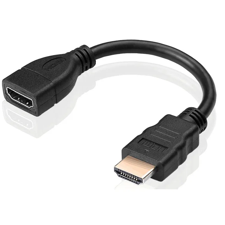 

15cm HDMI-Compatible-Compatible male to female extension cable for HDTV PC laptop monitor projector