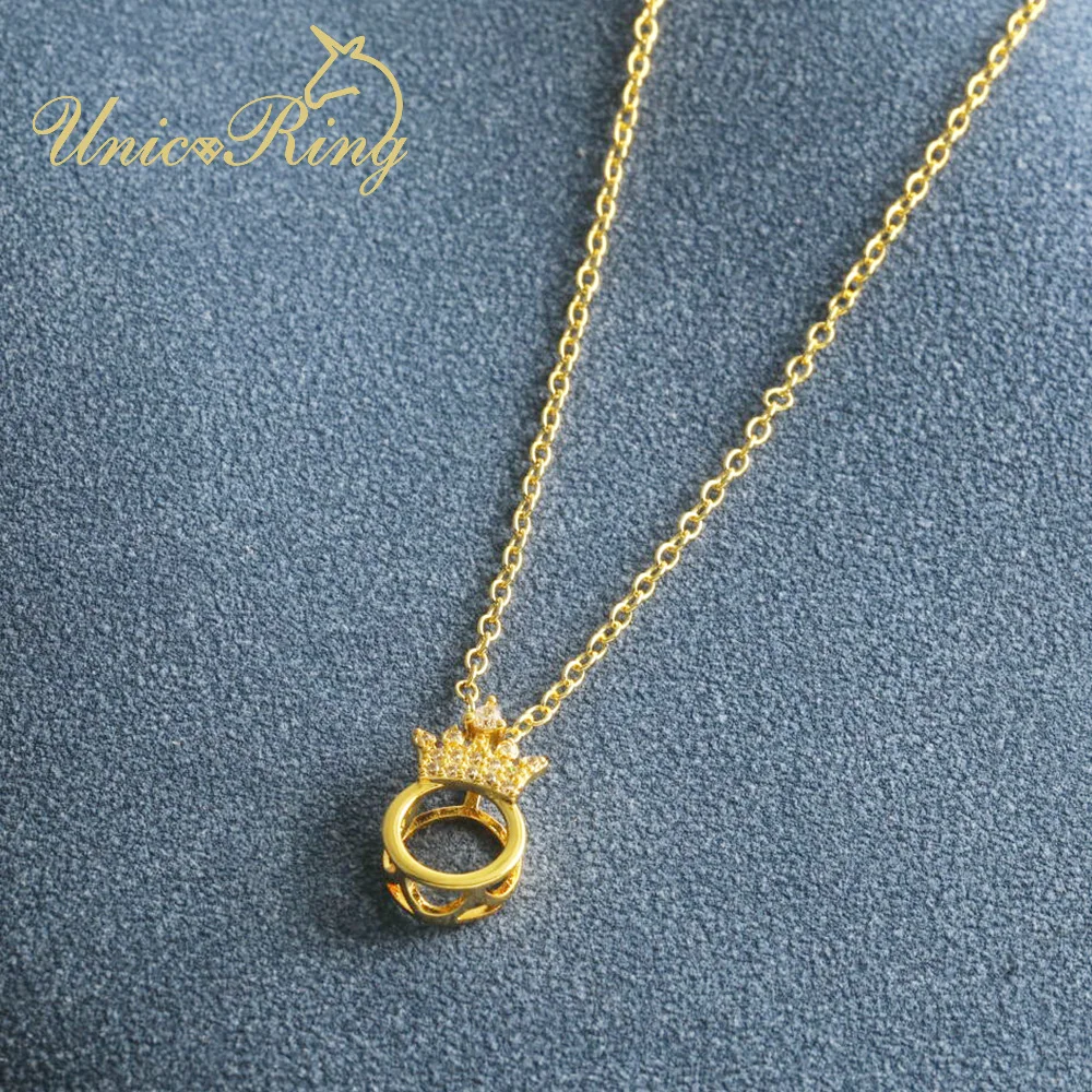 Единорог Корона Вечеринка Повседневные аксессуары Настоящее позолоченное