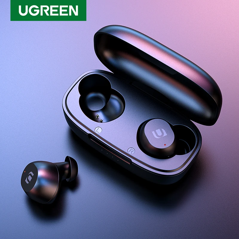 UGREEN наушники вкладыши TWS Bluetooth новый 2020 True Беспроводной Наушники стерео гарнитура