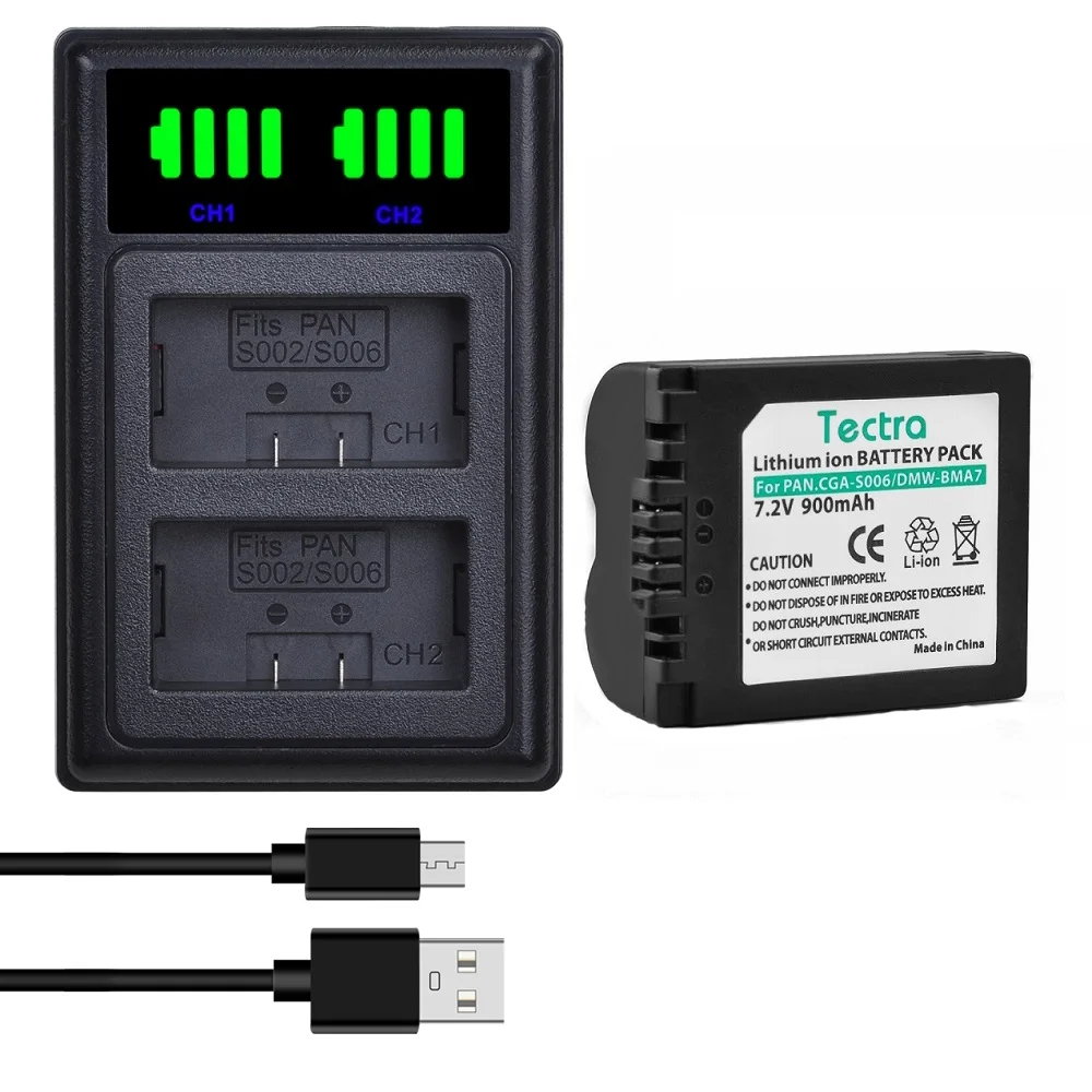 CGA-S006 аккумулятор и зарядное устройство для Panasonic | Электроника