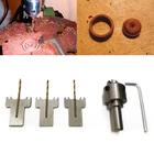 Многофункциональный кольцо сверло толстом деревянном каблуке кольца производитель высокое Скорость Сталь из натурального дерева, метлаПВХ покрытием (лезвие Размеры: 192021 мм)