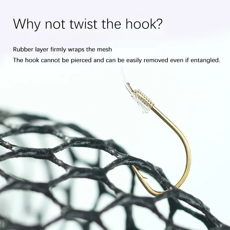 Ручная сетка из алюминиевого сплава 8 мм Винт Складная оцинкованная сеть 35/40/45 см