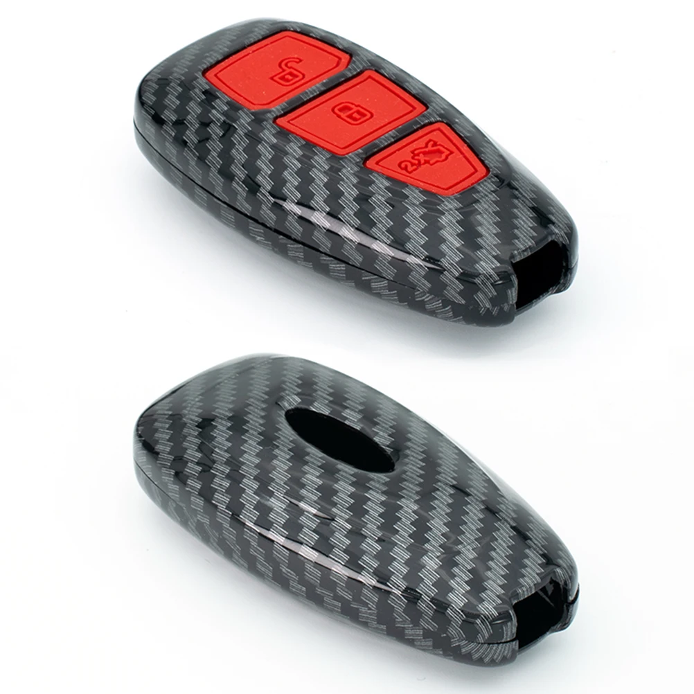 Брелок для дистанционного ключа из углеродного волокна чехол держатель Ford Focus MK3