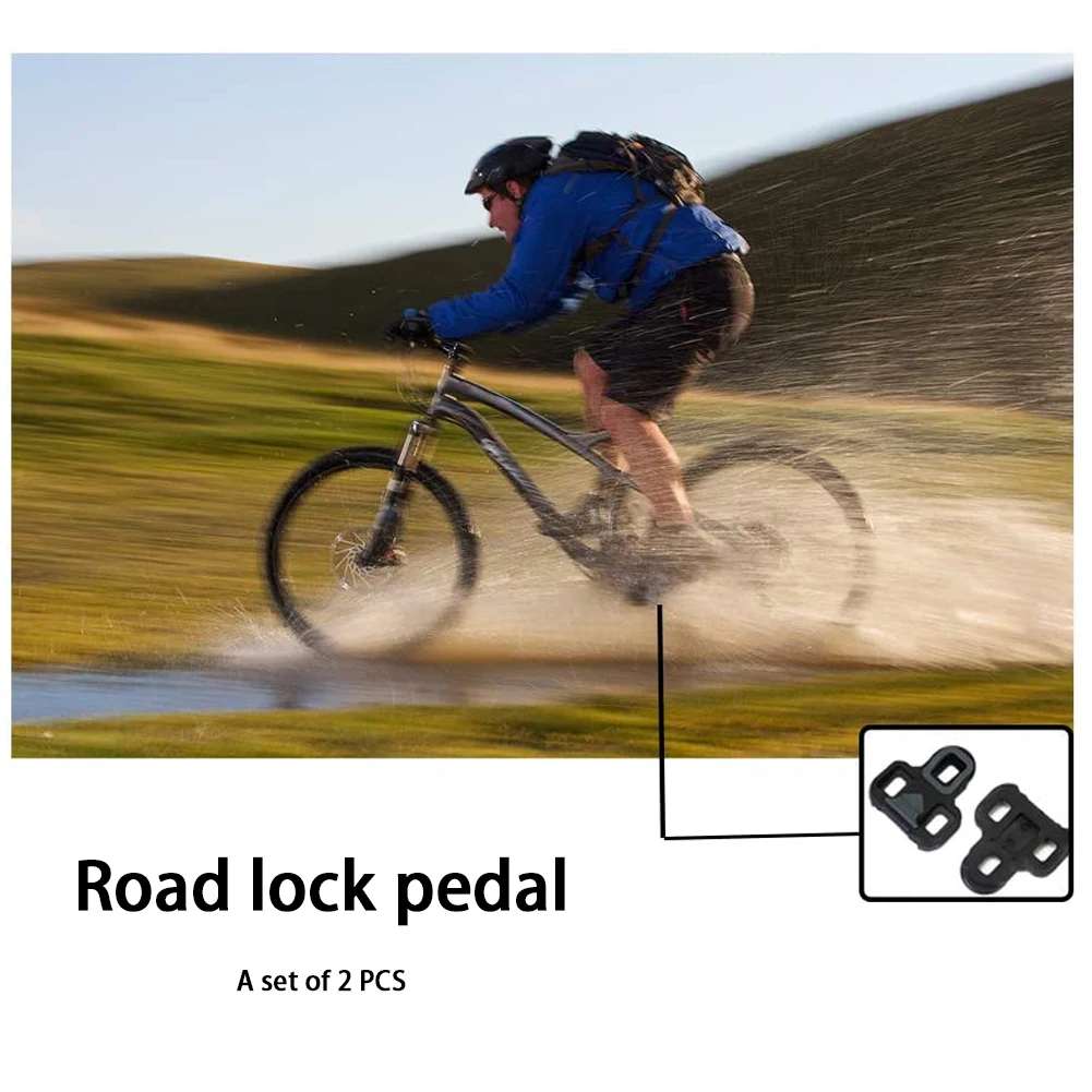 

Bicycle Accessories 1 pair Cycling Cleats Road Bike Pedal Cleat Self-Locking Pedal Compatible With LOOK Ultralight Bike Pedal
