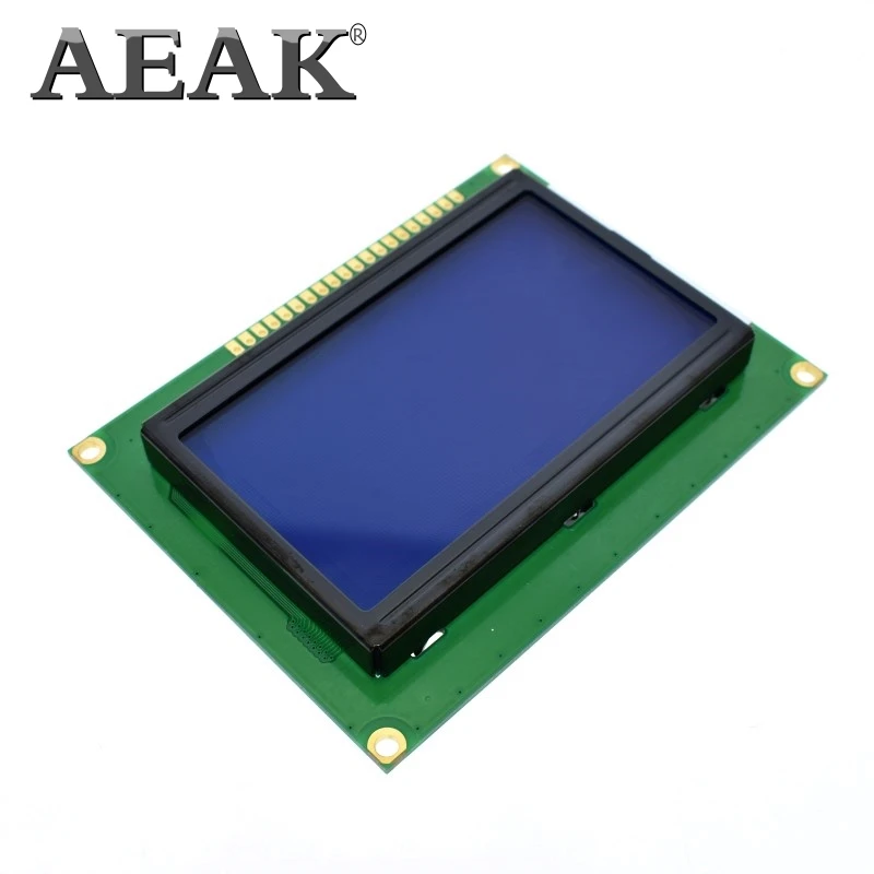 AEAK 12864 128x64 точки графика синего цвета Подсветка ЖК-дисплей модуль для arduino raspberry pi