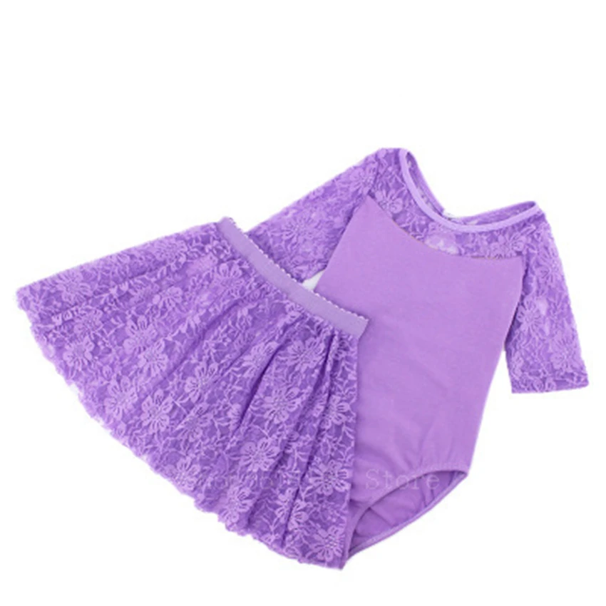 Детский балетный костюм для занятий гимнастикой девочек латинское эластичное