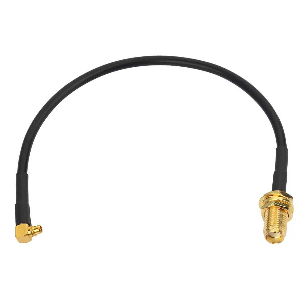 Eightwood MMCX штепсельная вилка с прямым углом для SMA Jack Female Blukhead RG174 15 см GPS Pigtail
