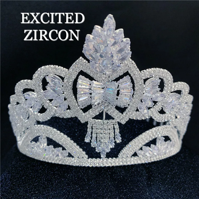 Изысканная модная женская корона с Ангелой и принцессой из искусственного