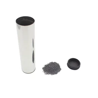 professional stainless steel cylinder sand shaker rhythm musical instruments metal hand percussion