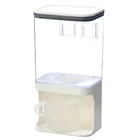 11.53L настенный разделенный дозатор для риса, зерен, Кухонный Контейнер для сухого пищи, контейнер для хранения