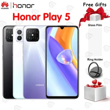 New Arrival Original Honor Play 5 Mobile Phone 6.53 Inches 8GB RAM 128GB ROM MT6853 Dimensity 800U Android 10 NFC Smartphone