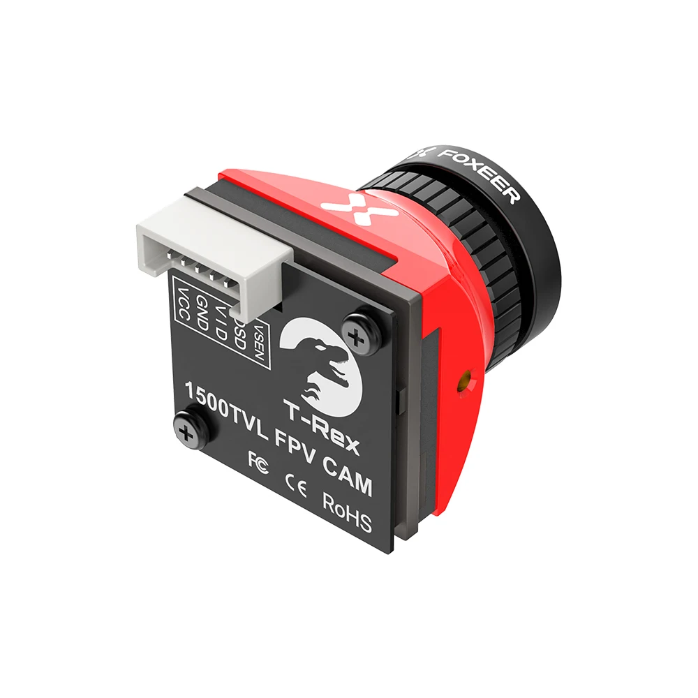 19*19mm Foxeer T-Rex Micro 1500TVL Super WDR 4:3/16:9 PAL/NTSC Switchable Low Latency FPV Camera for Racing Freestyle Drones | Игрушки и