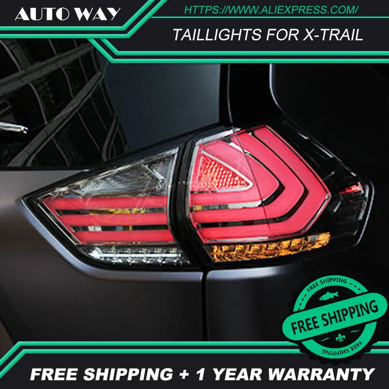 Чехол для задних фонарей Nissan светодиодный задний фонарь XTRAIL 2014-2019 г. | Автомобили