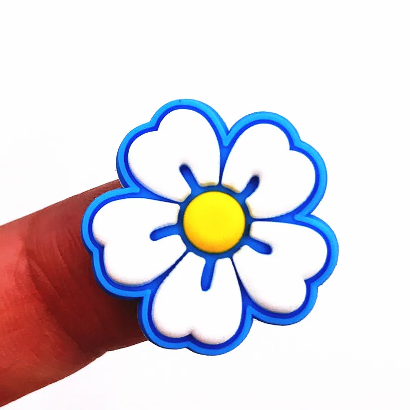 Различные цветы красочные фигурка растения силиконовые Flatback украшения