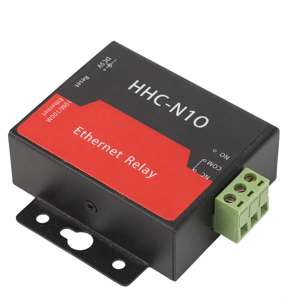 IP триггерный релейный модуль одноканальный Ethernet TCP контроллер DC5V с оболочкой HHC-N10