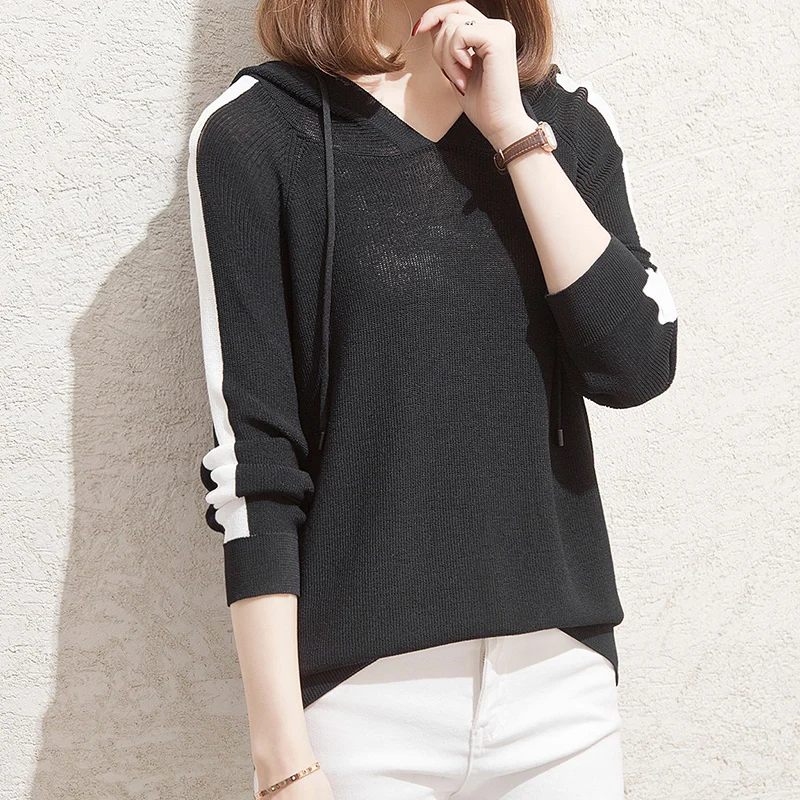 

Autumn and winter new women's color printing sweater loose large size women's clothing GRAY22