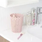 Пластиковые корзины для хранения, полый Цветочный карандаш, держатель для кистей, корзина для хранения для прачечной, настольное хранилище
