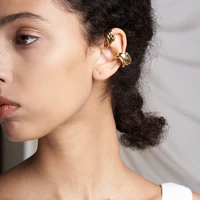 enfashion irregular ear cuff gold color earrings for women single earings fashion jewelry pendientes mujer wholesale e211263