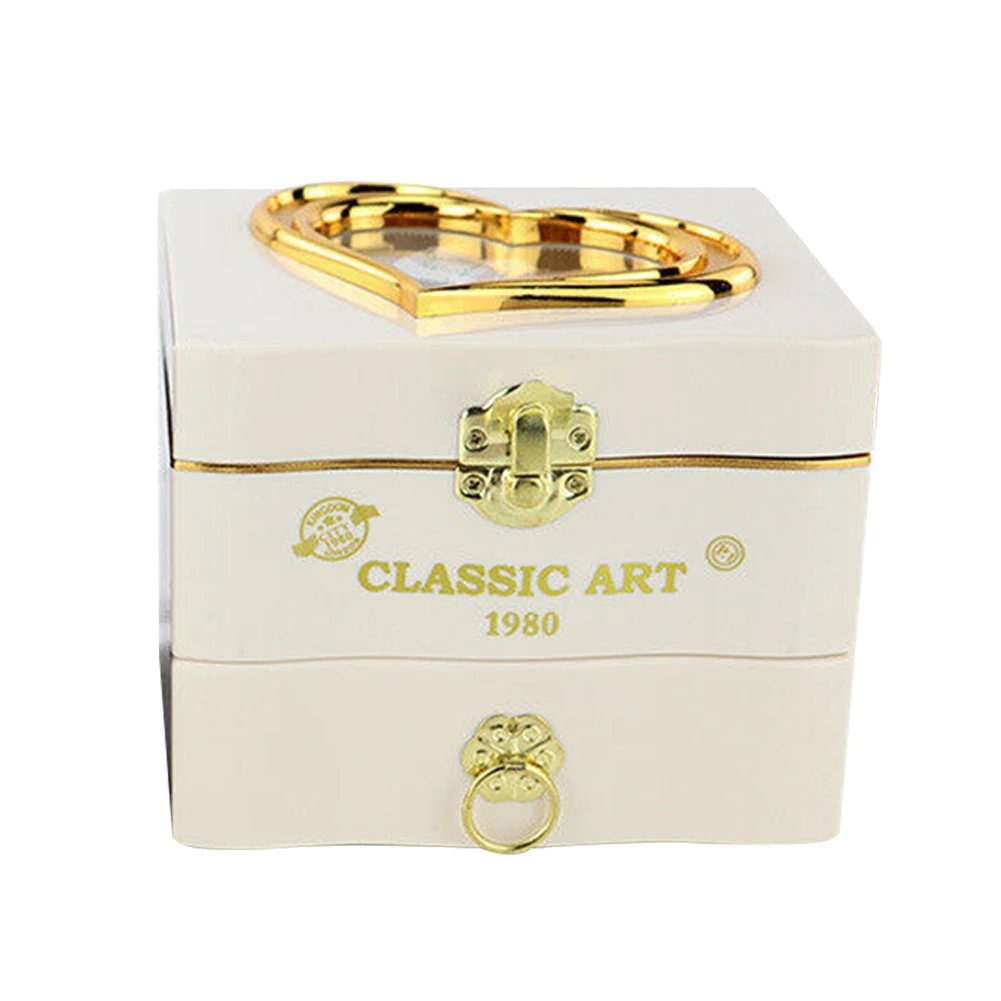 Вращающаяся пластиковая детская игрушка свадебный стол для хранения ювелирных