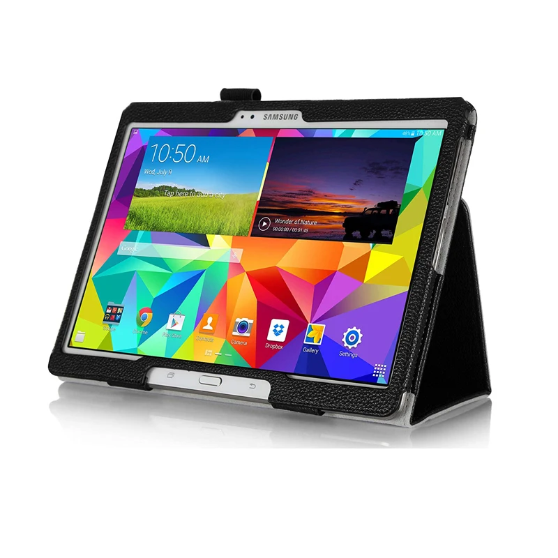 Для Samsung Galaxy Tab S 10 5 чехол Авто спящий/Пробуждение Флип личи PU кожаный T800 T801 T805